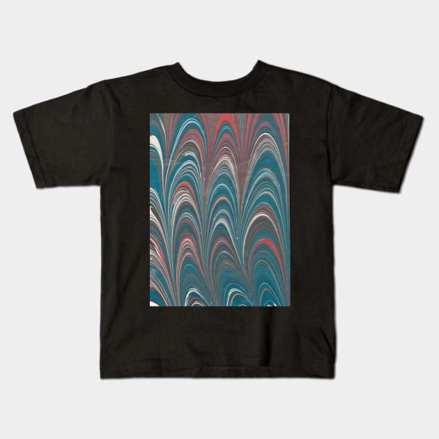 Abstract Tunnels Kids T-Shirt by MarbleCloud